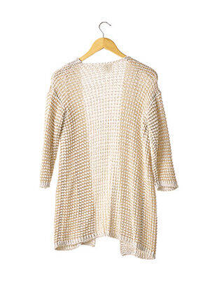 Gilet manches longues manches longues beige MADELEINE femme