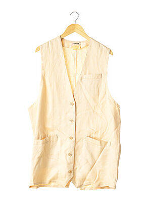 Gilet sans manche fermeture boutonnée sur le devant beige VENTILO femme
