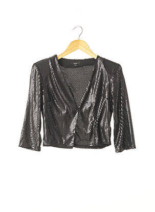 Boléro col v noir MILLAU femme