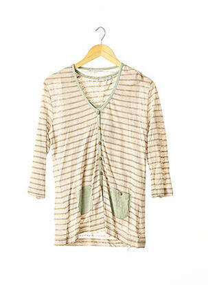 Twin-set  beige ATELIERS DE LA MAILLE femme