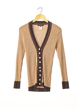 Gilet manches longues coupe cintrée beige NANETTE LEPORE femme