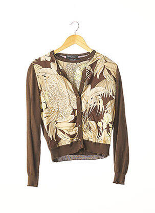 Twin-set  marron SALVATORE FERRAGAMO femme