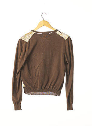 Twin-set  marron SALVATORE FERRAGAMO femme