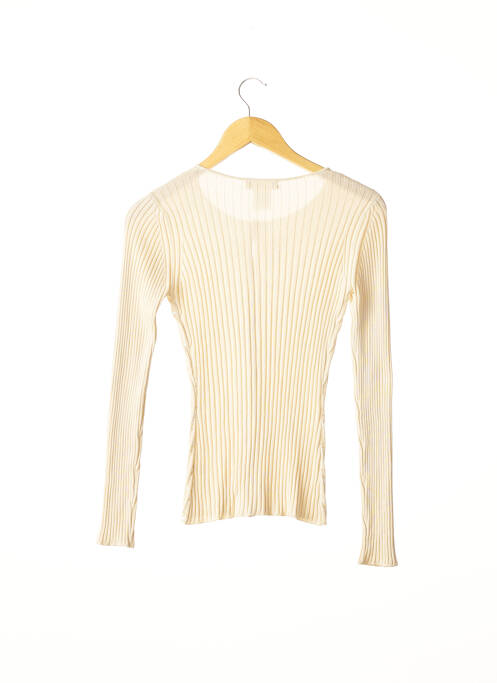 Gilet manches longues beige LUCA LUCA pour femme