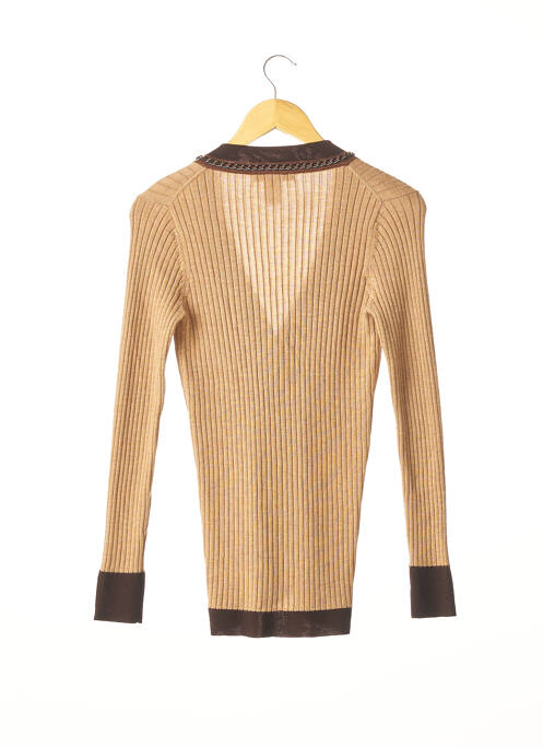 Gilet manches longues beige NANETTE LEPORE pour femme