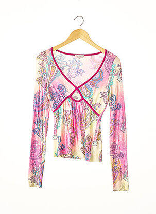 T-shirt manches longues manches longues rose ETRO  femme