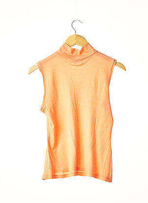 Débardeur coupe cintrée sans manche orange I BLUES femme