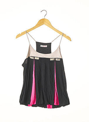 Top col rond noir EROTOKRITOS femme