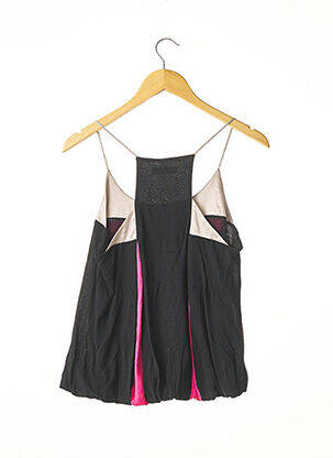 Top col rond noir EROTOKRITOS femme