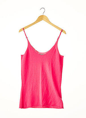 Pull coupe cintrée fines bretelles rose VERSION ORIGINALE femme