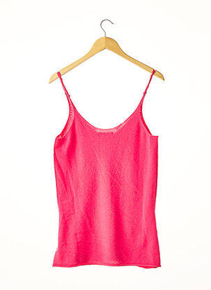 Pull coupe cintrée fines bretelles rose VERSION ORIGINALE femme