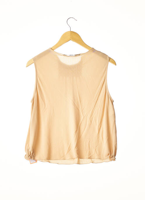 Débardeur beige MAURIZIO PECORARO pour femme