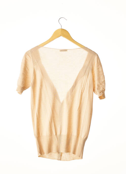 Gilet manches courtes beige PRADA pour femme