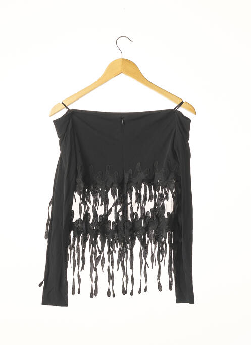 Top noir JIKI pour femme