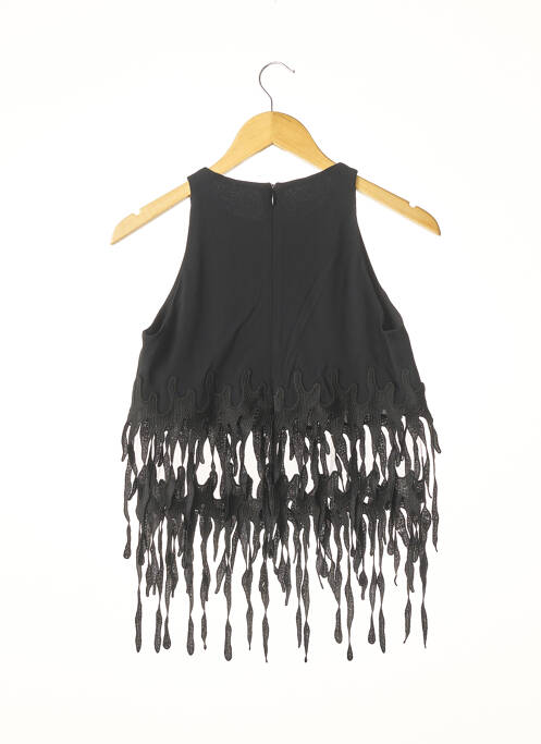 Top noir JIKI pour femme