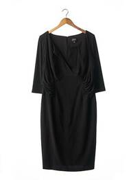 Robe courte manches 3/4 manches 3/4 noir ADRIANNA PAPELL femme