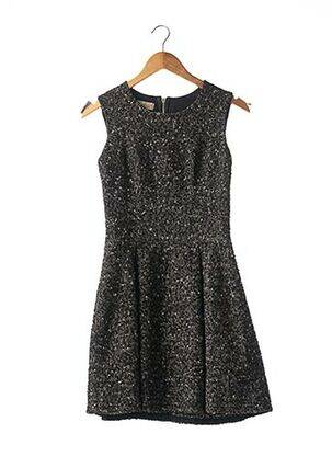 Robe mi-longue sans manche sans manche noir AIALA femme