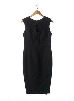 Robe mi-longue sans manche sans manche noir ARZU KAPROL femme