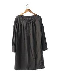 Robe mi-longue manches longues manches longues gris DEREK LAM femme