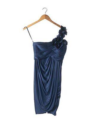 Robe mi-longue bleu BCBGMAXAZRIA pour femme