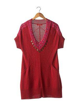 Robe pull rouge CHACOK pour femme