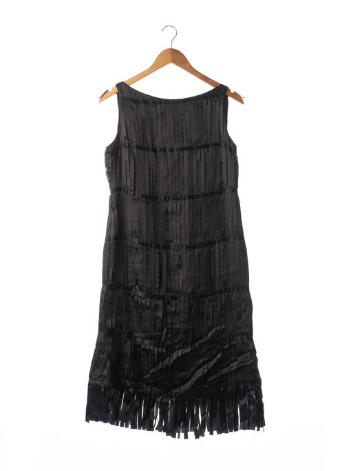 Robe mi-longue sans manche sans manche noir ANTONIO PATRIARCA femme