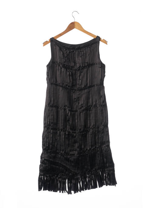 Robe mi-longue sans manche sans manche noir ANTONIO PATRIARCA femme