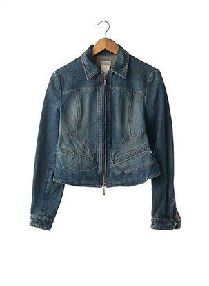 Veste en jean manches longues bleu ROBERTO CAVALLI femme
