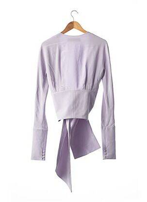 Veste chic col v violet JEAN-LOUIS SCHERRER femme
