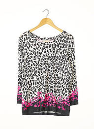 T-shirt manches longues manches longues rose MARANI femme