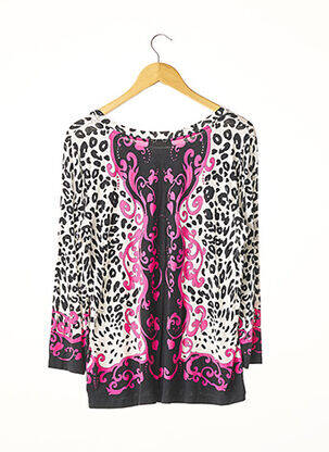 T-shirt manches longues manches longues rose MARANI femme