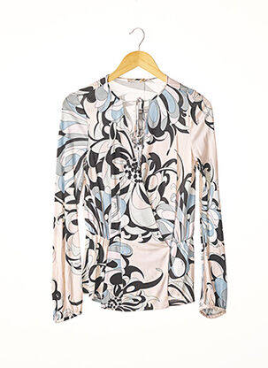 Blouse imprimé fantaisie manches longues rose EMILIO PUCCI femme