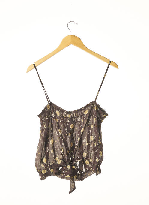 Top marron MIU MIU femme