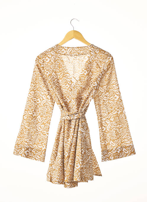 Tunique manches longues marron DIANE VON FURSTENBERG pour femme