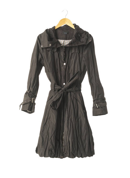 Imperméable manches longues sans capuche noir ZAPA femme