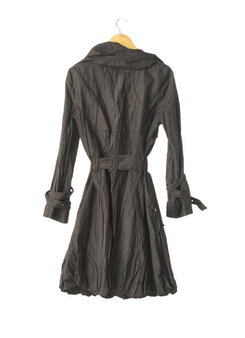 Imperméable manches longues sans capuche noir ZAPA femme