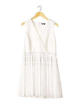 Robe mi-longue sans manche sans manche blanc RAOUL femme