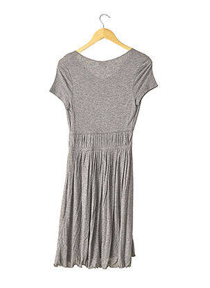 Robe mi-longue manches courtes manches courtes gris REPETTO femme