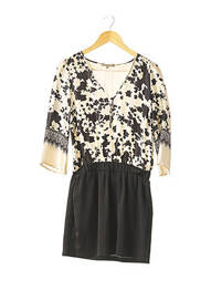 Robe mi-longue manches 3/4 manches 3/4 noir PATRIZIA PEPE FIRENZE femme