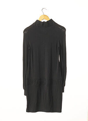 Robe mi-longue manches longues manches longues noir PATRIZIA PEPE FIRENZE femme