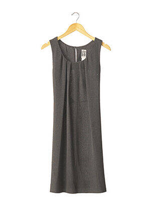 Robe maternité sans manche gris EN ATTENDANT BEBE femme