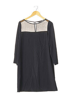 Robe mi-longue manches longues manches longues bleu TARA JARMON femme