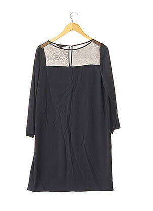 Robe mi-longue manches longues manches longues bleu TARA JARMON femme