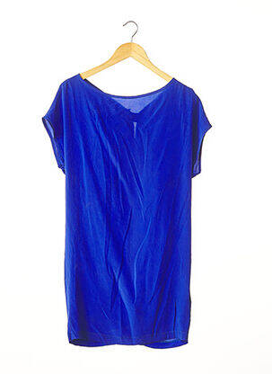 Robe courte sans manche sans manche bleu SARA BERMAN femme