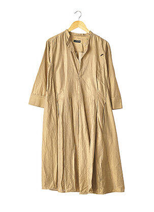 Robe mi-longue beige GILLES ROSIER pour femme