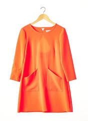Robe mi-longue orange TARA JARMON pour femme seconde vue