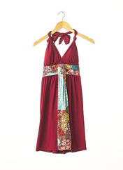 Robe mi-longue rouge SINGLE DRESS pour femme seconde vue