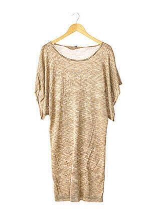 Robe pull beige SCAPA pour femme