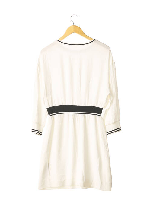 Robe mi-longue blanc SANDRO pour femme