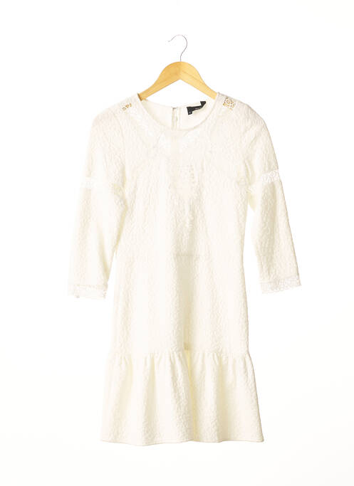 Robe mi-longue blanc THE KOOPLES pour femme